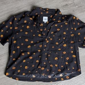 Vans Button Down Crop